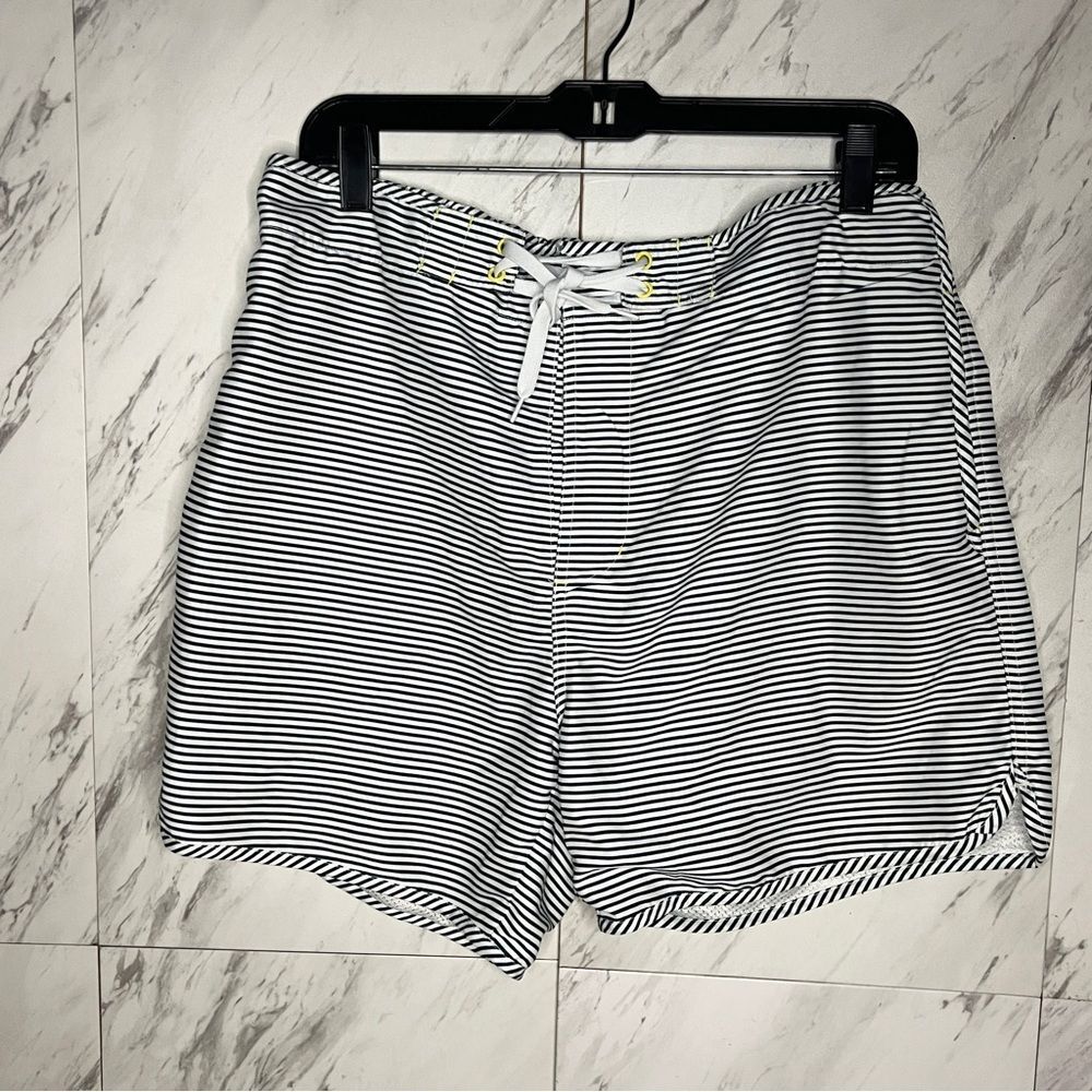 3/$50 BUNDLE 2 Primark Cedarwood State Navy Blue Striped Swim Trunk Shorts Large